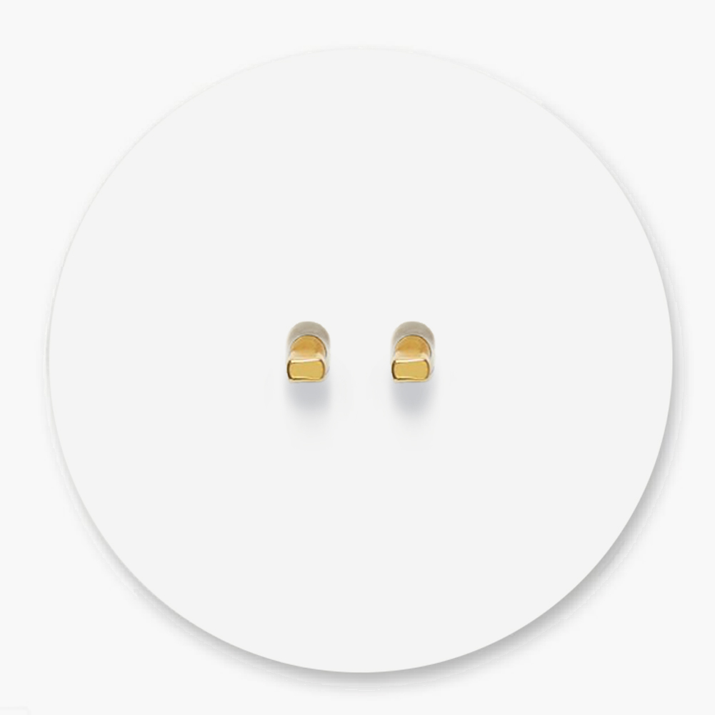 30.10.01.032g.round - Vectis Round series 2-fach Weiss Metall